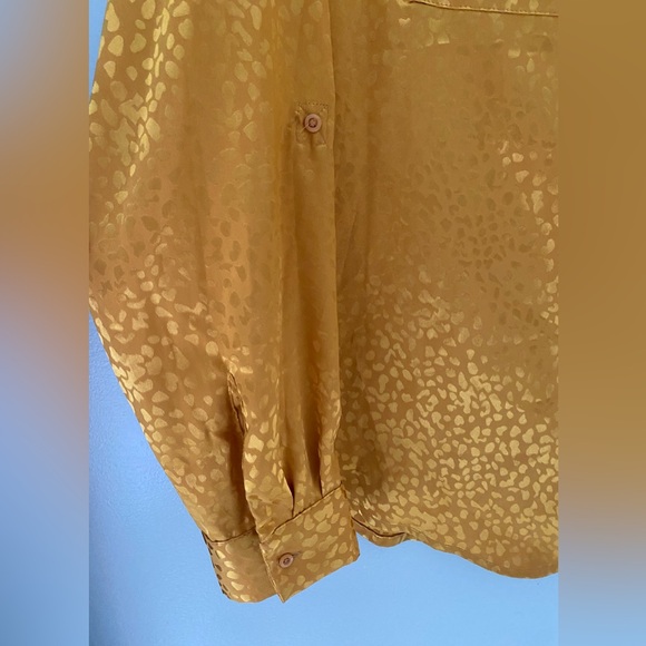 Candie's Radiant Gold Button Down Shirt - Picture 5 of 12